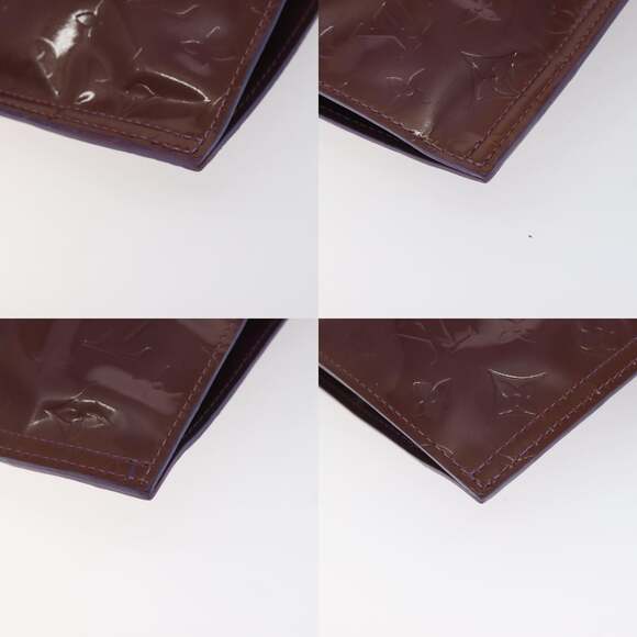 LOUIS VUITTON Monogram Vernis Stanton Tote Bag Purple Viole M91079 - Picture 10 of 12